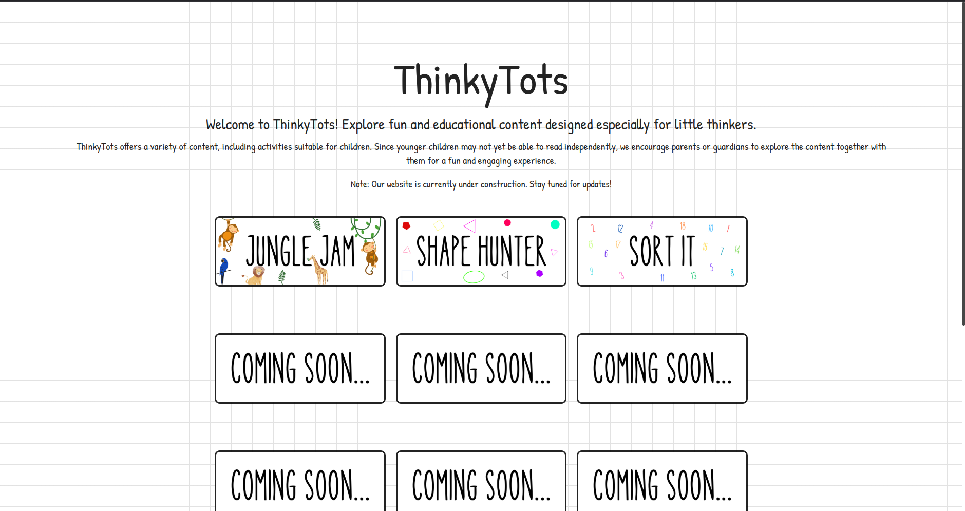 ThinkyTots Preview